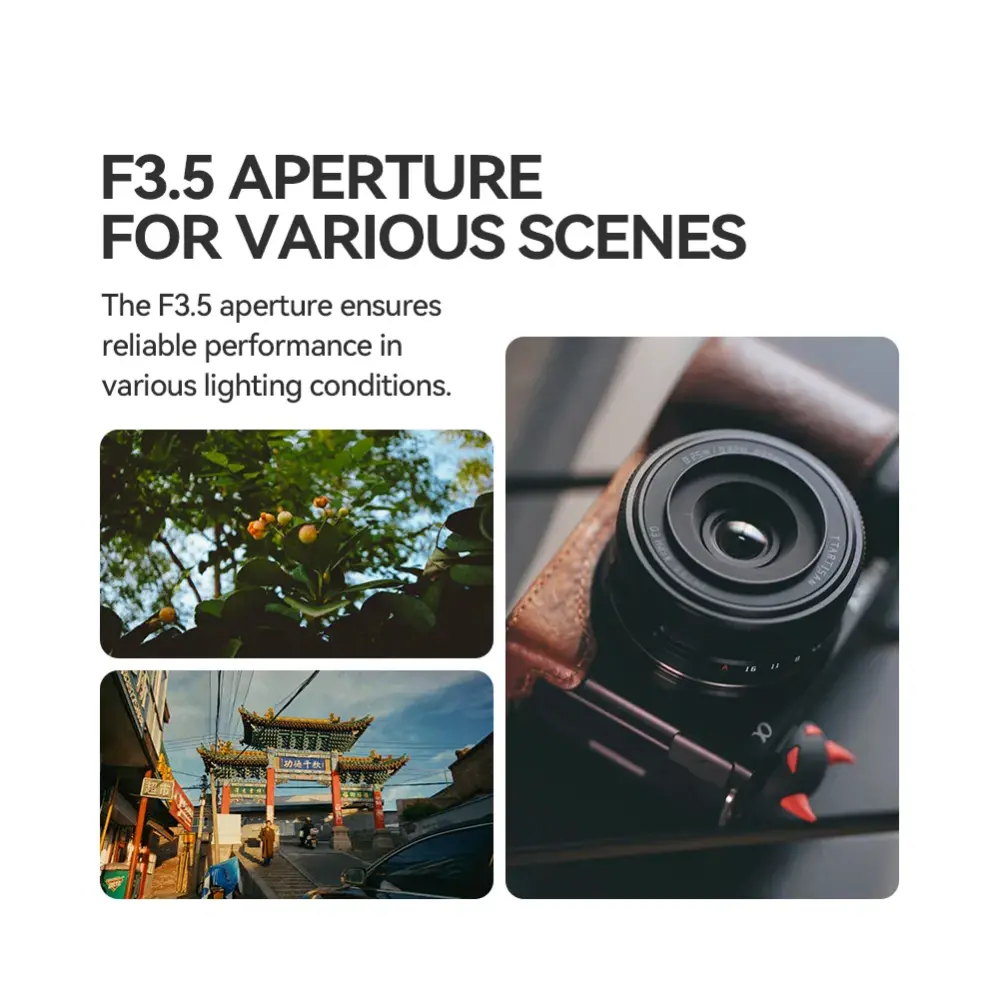  TTArtisan AF 14mm f/3,5 laajakulmaobjektiivi Fujifilm X (APS-C) -kameroille