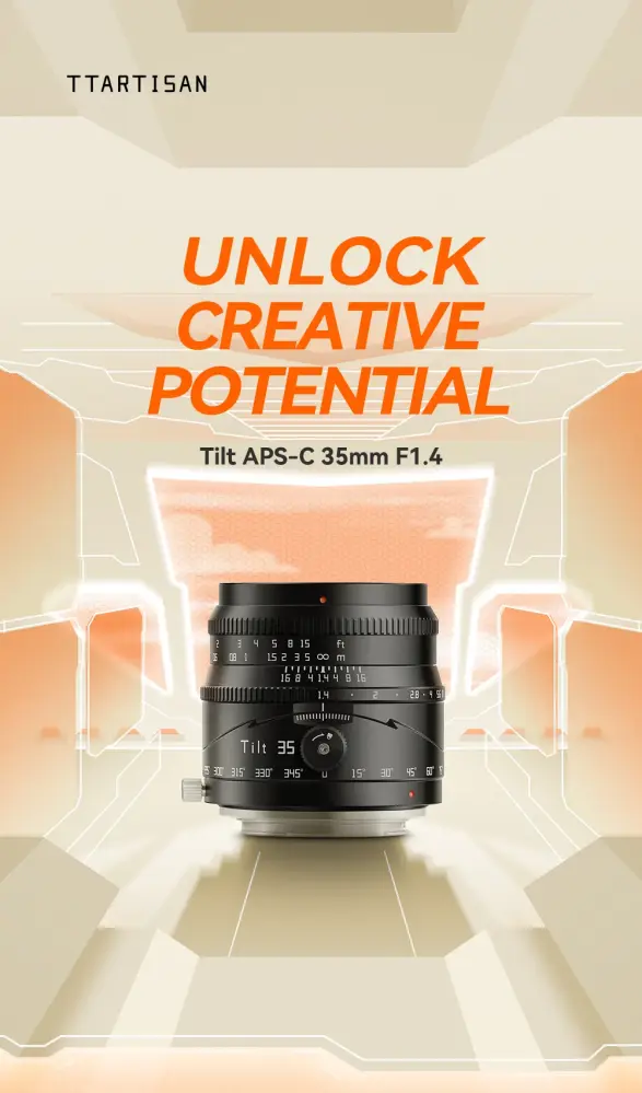  TTArtisan Tilt 35mm f/1,4 för Micro 4/3