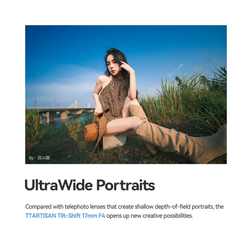  TTArtisan Tilt-Shift 17mm f/4 Fujifilm GFX -kameroille (täyskenno)