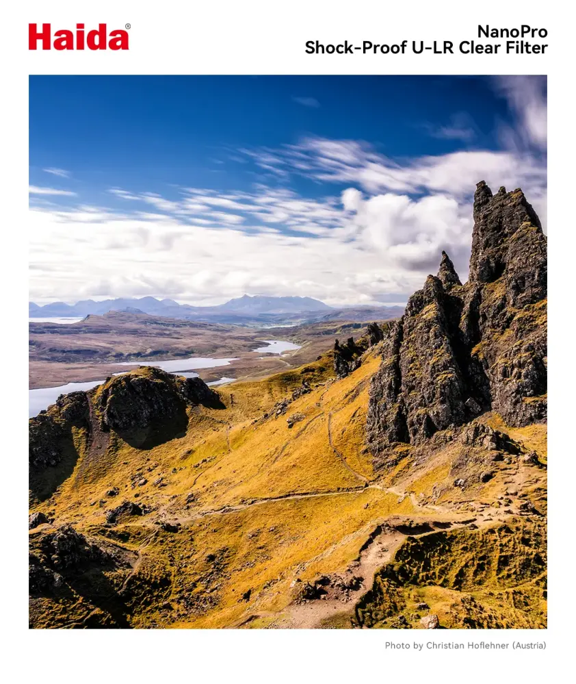  Haida NanoPro Shock-Proof U-LR Clear Filter – 99,9 % ljusöverföring