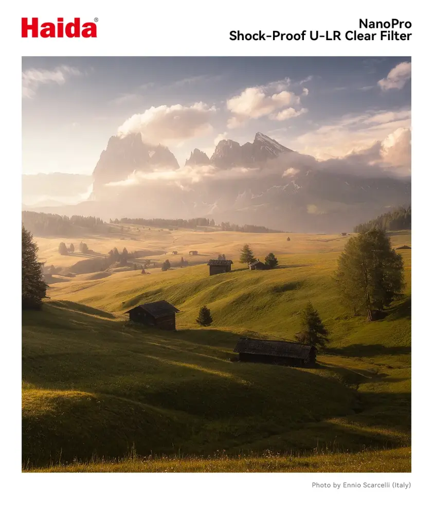  Haida NanoPro Shock-Proof U-LR Clear Filter – 99,9 % ljusöverföring