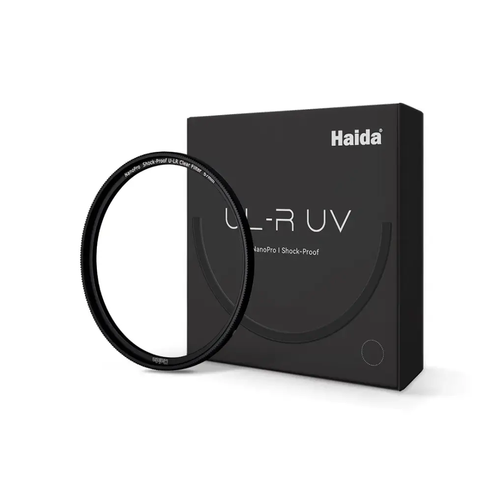  Haida NanoPro Shock-Proof U-LR Clear Filter – 99,9 % ljusöverföring