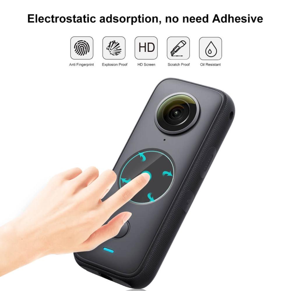  Puluz Skärmskydd för Insta360 One X2 av härdat glas