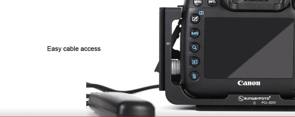  Sunwayfoto L-Bracket för Canon EOS 5D Mark IV