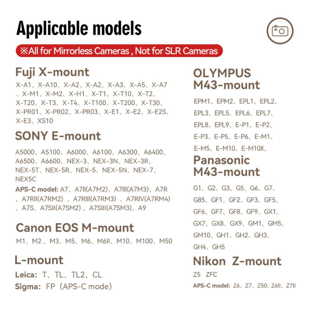  TTArtisan 23mm f/1,4 för Fujifilm X (APS-C) Svart/Silver