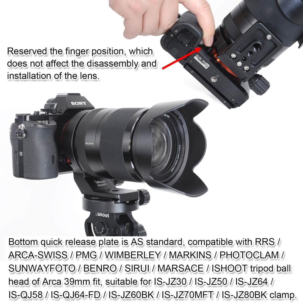  iShoot Stativfäste för Sony FE 24-240mm f/3.5-6.3 OSS