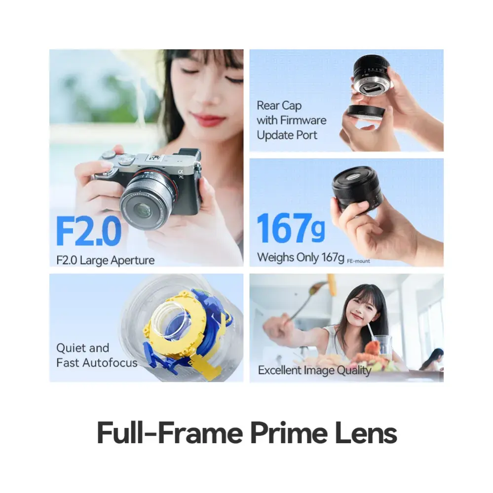  TTArtisan AF 40mm f/2,0 för Sony E (Fullformat)