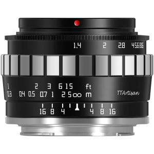  TTArtisan 23mm f/1.4 APS-C objektiv f&ouml;r Fujifilm X Svart/silver