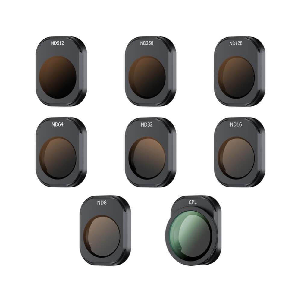  JJC suodatinpaketti ND8 ND16 ND32 ND64 ND128 ND256 ND512 CPL DJI Mini 4 Pro:lle