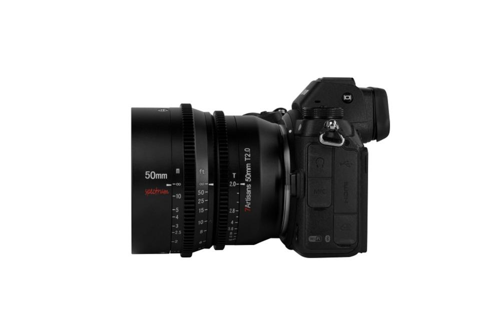 7Artisans 50mm T2,0 Fullformat Cinema för Nikon Z