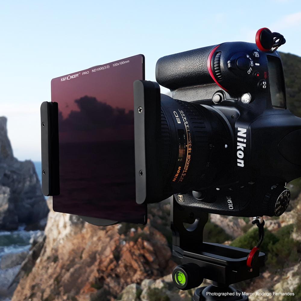  K&F Concept 100 mm suodatinsarja ND1000 ja suodatinpidike 8 adapterirenkaalla