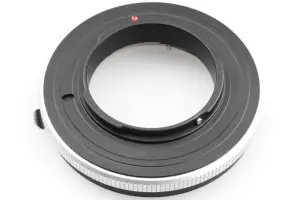  Kiwifotos Adapterring till Contax G f&ouml;r Micro 4/3 kamerahus
