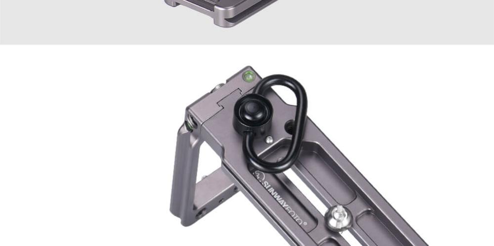  Sunwayfoto L-Bracket universal för systemkameror Arca Swiss QD-hål