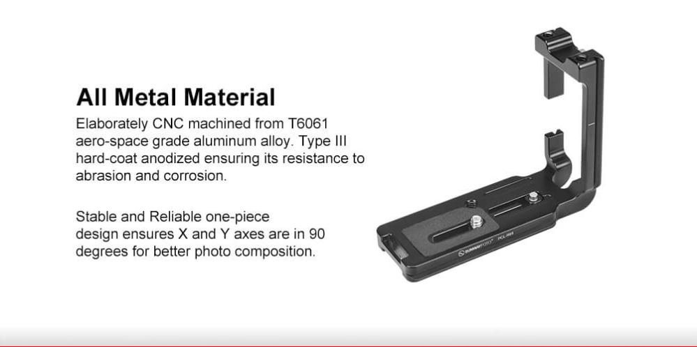  Sunwayfoto L-Bracket för Canon EOS R6 Mark II