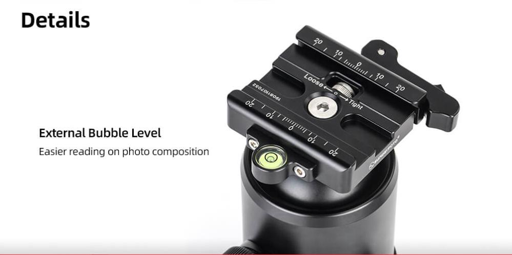  Sunwayfoto FB-52LR Kulhuvud & DDC-60LR fäste