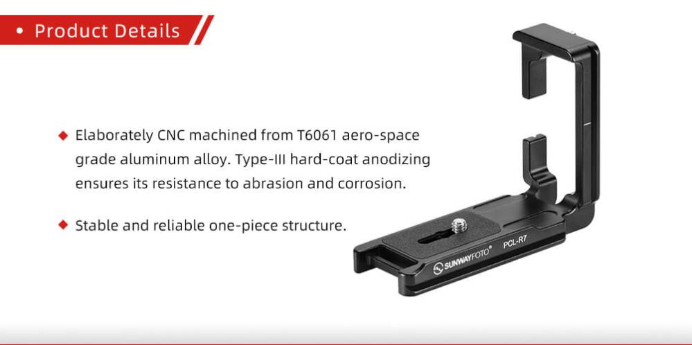  Sunwayfoto L-Bracket för Canon EOS R7