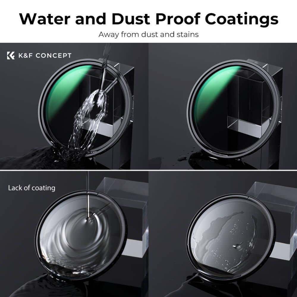  K&F Concept Magneettinen säädettävä ND-suodatin ND2–ND32 1–5 askelta