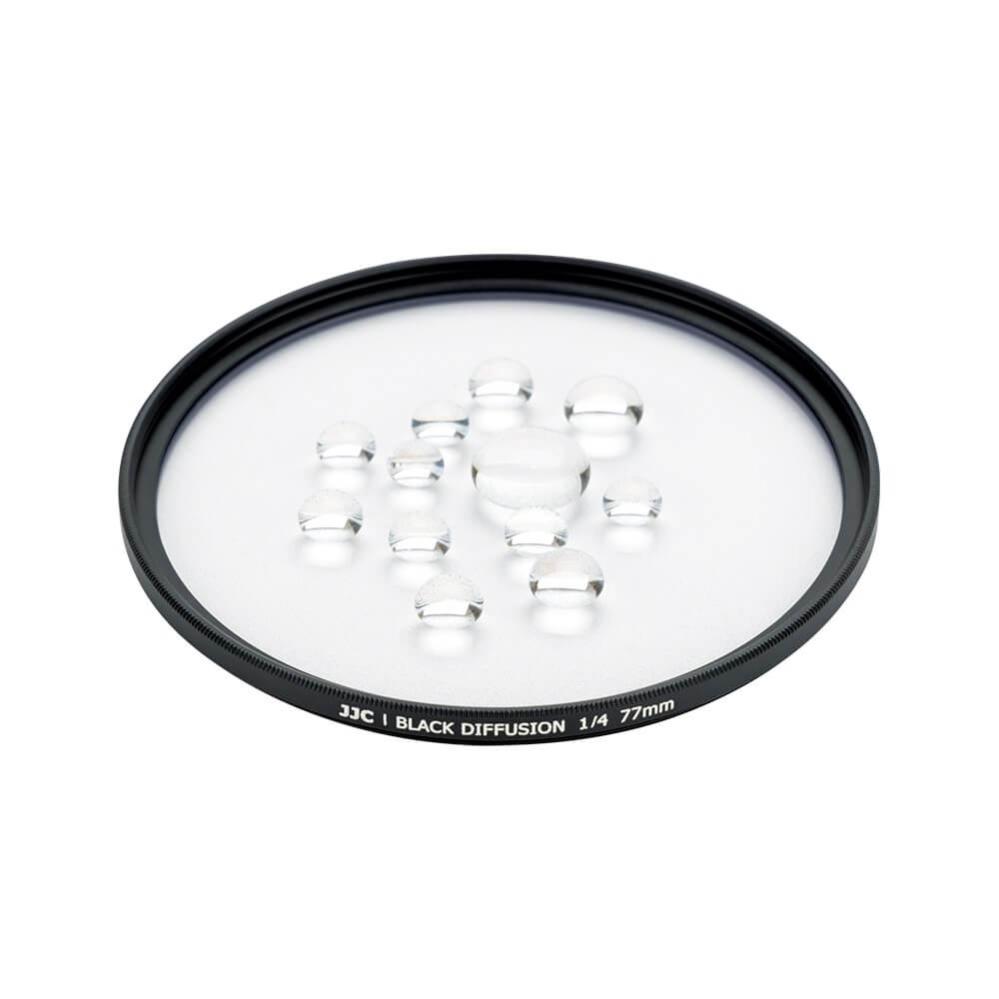  JJC Black Diffusion 1/4 -suodatin – pehmeä utu- ja hehkuvaikutus