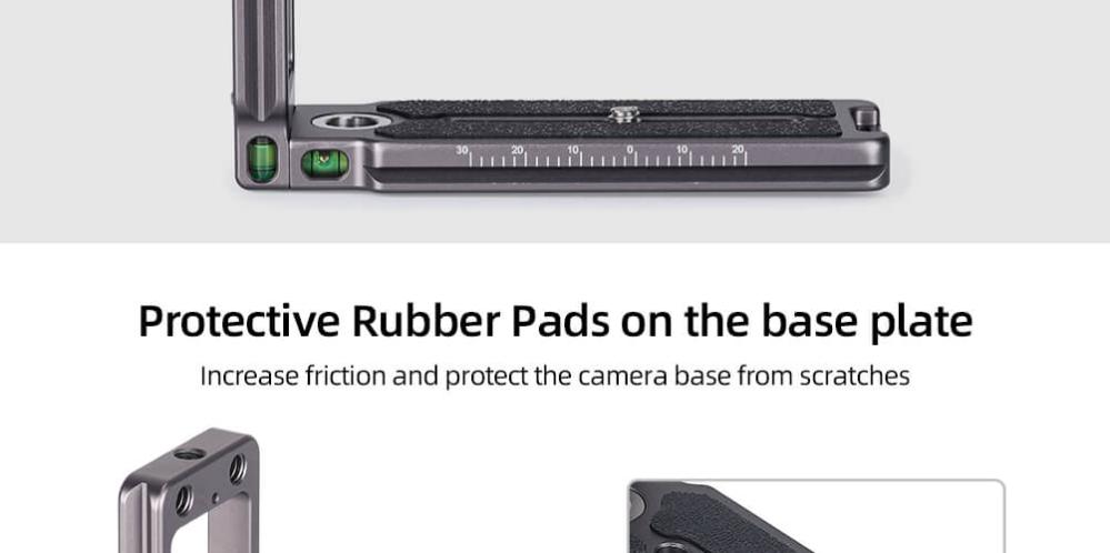  Sunwayfoto L-Bracket universal för systemkameror Arca Swiss QD-hål