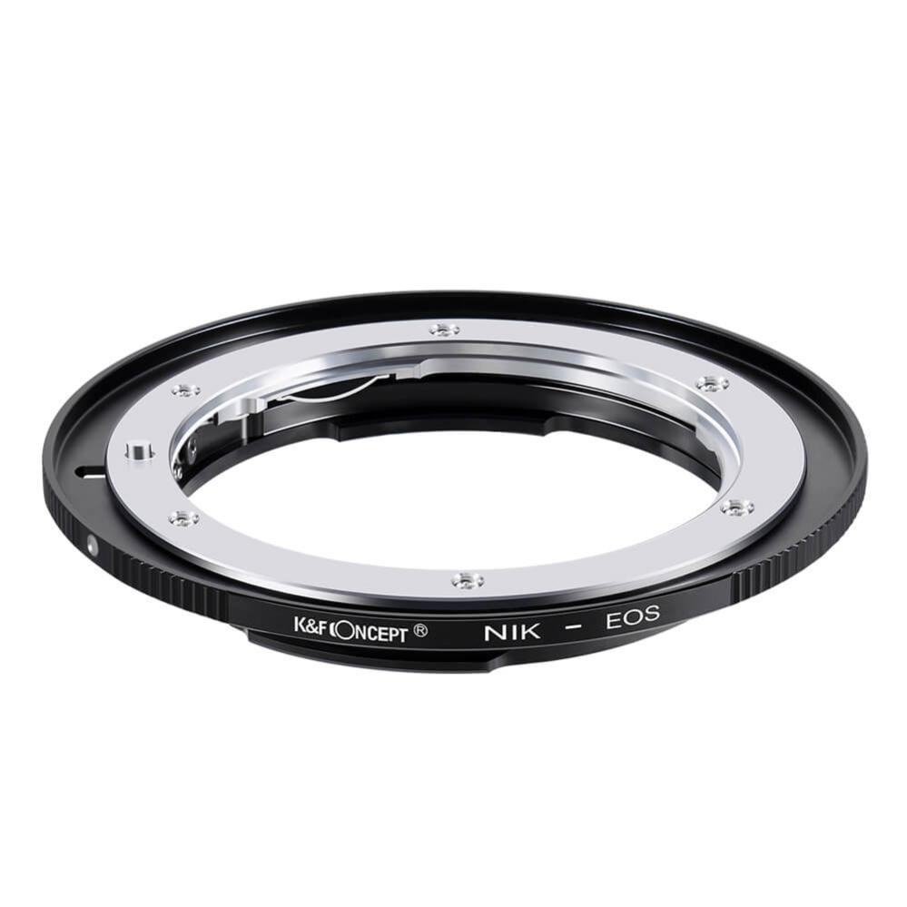  K&F Concept Objektivadapter till Nikon F objektiv för Canon EOS kamerahus
