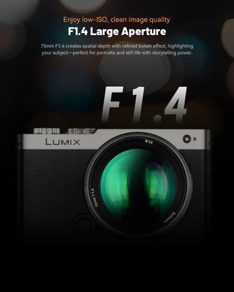  7Artisans 75mm f/1,4 för Canon RF (Fullformat)