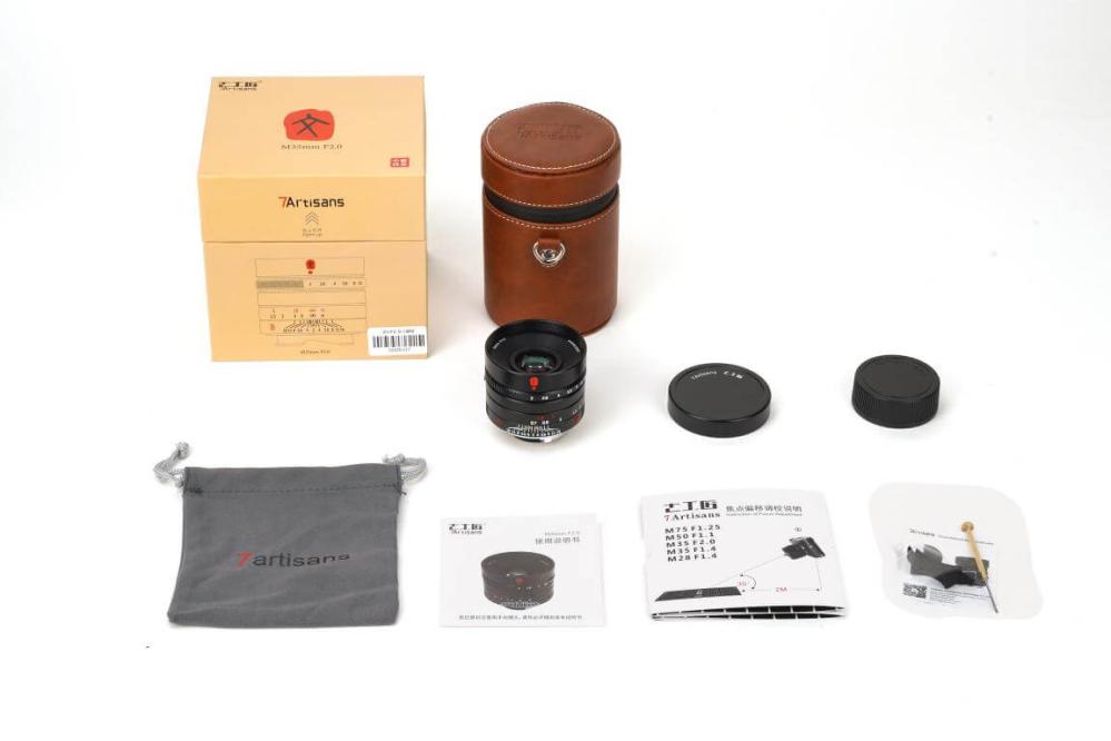  7Artisans M35mm f/2,0 II objektiivi Leica M -kameroille