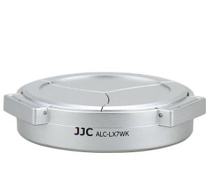  JJC Automatiskt fr&auml;mre objektivlock f&ouml;r Panasonic DMC-LX7 Leica D-Lux6 Silver