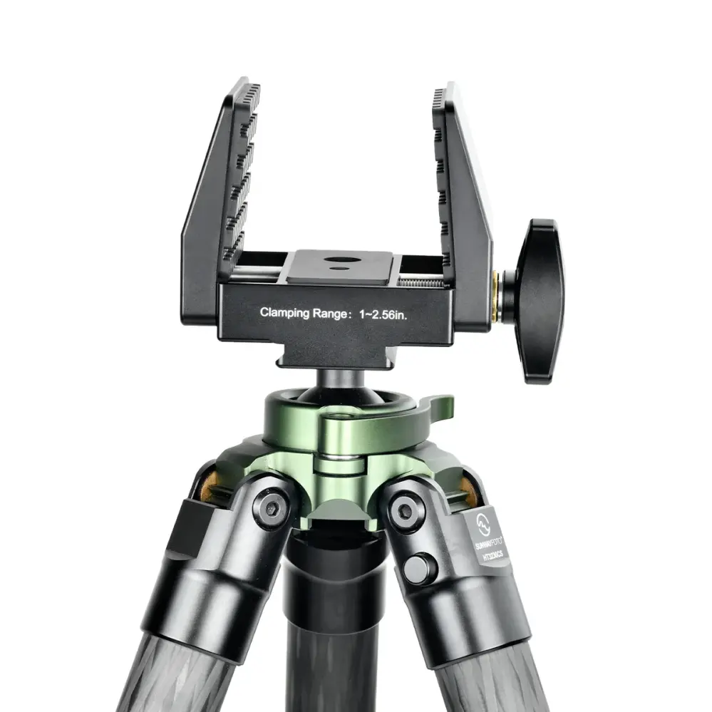  Sunwayfoto SM-76C Saddle Mount – tukeva kiinnike Arca-Swiss-jalustalle