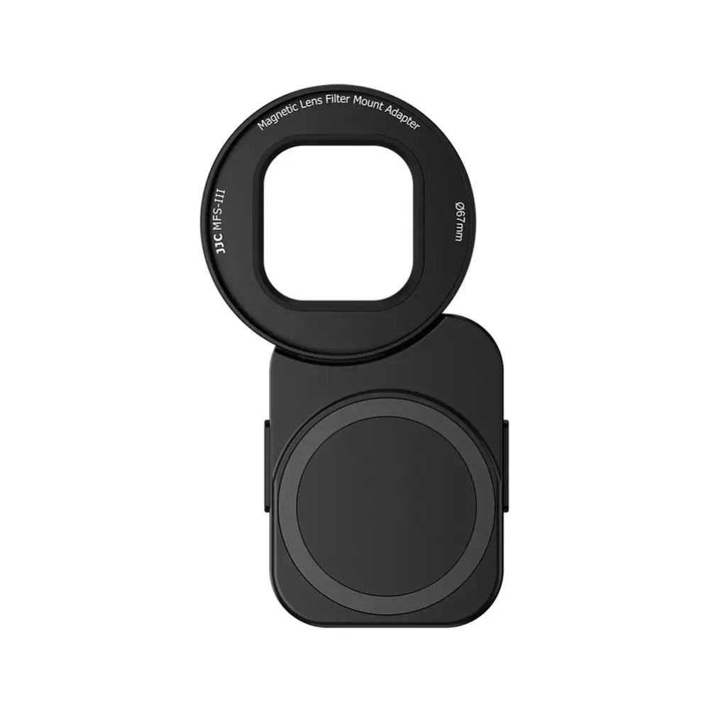  JJC MFS-III – magneettinen suodatinadapterijärjestelmä iPhonelle, jossa 67 mm