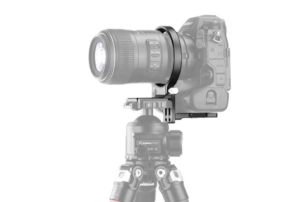  Sunwayfoto Objektivkrage för Nikon Z9 Arca Swiss platta