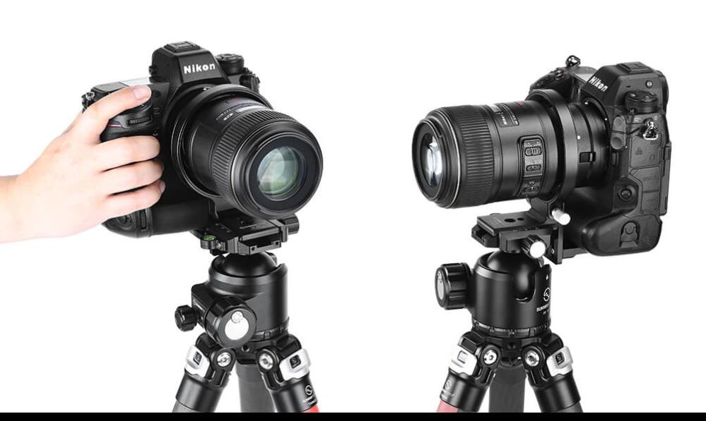  Sunwayfoto Objektivkrage för Nikon Z9 Arca Swiss platta