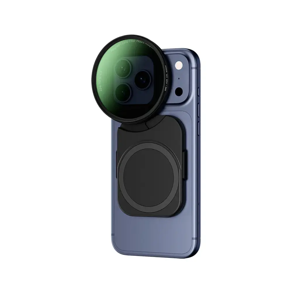  JJC MFS-III – magneettinen suodatinadapterijärjestelmä iPhonelle, jossa 67 mm