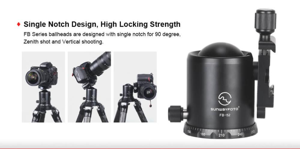  Sunwayfoto FB-52 Kulled & Mac-14 fäste