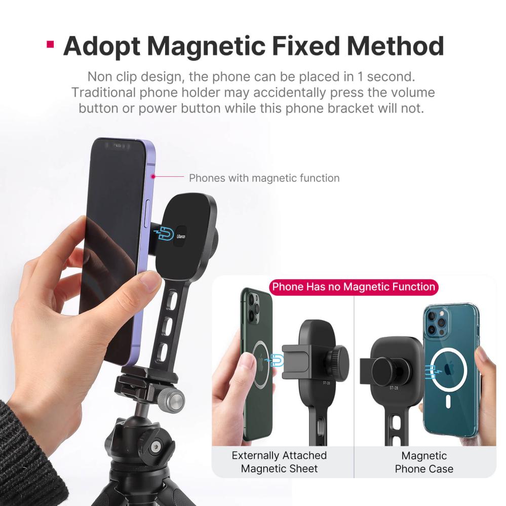  Ulanzi Magnetiskt Mobilhållare för iPhone med Magsafe