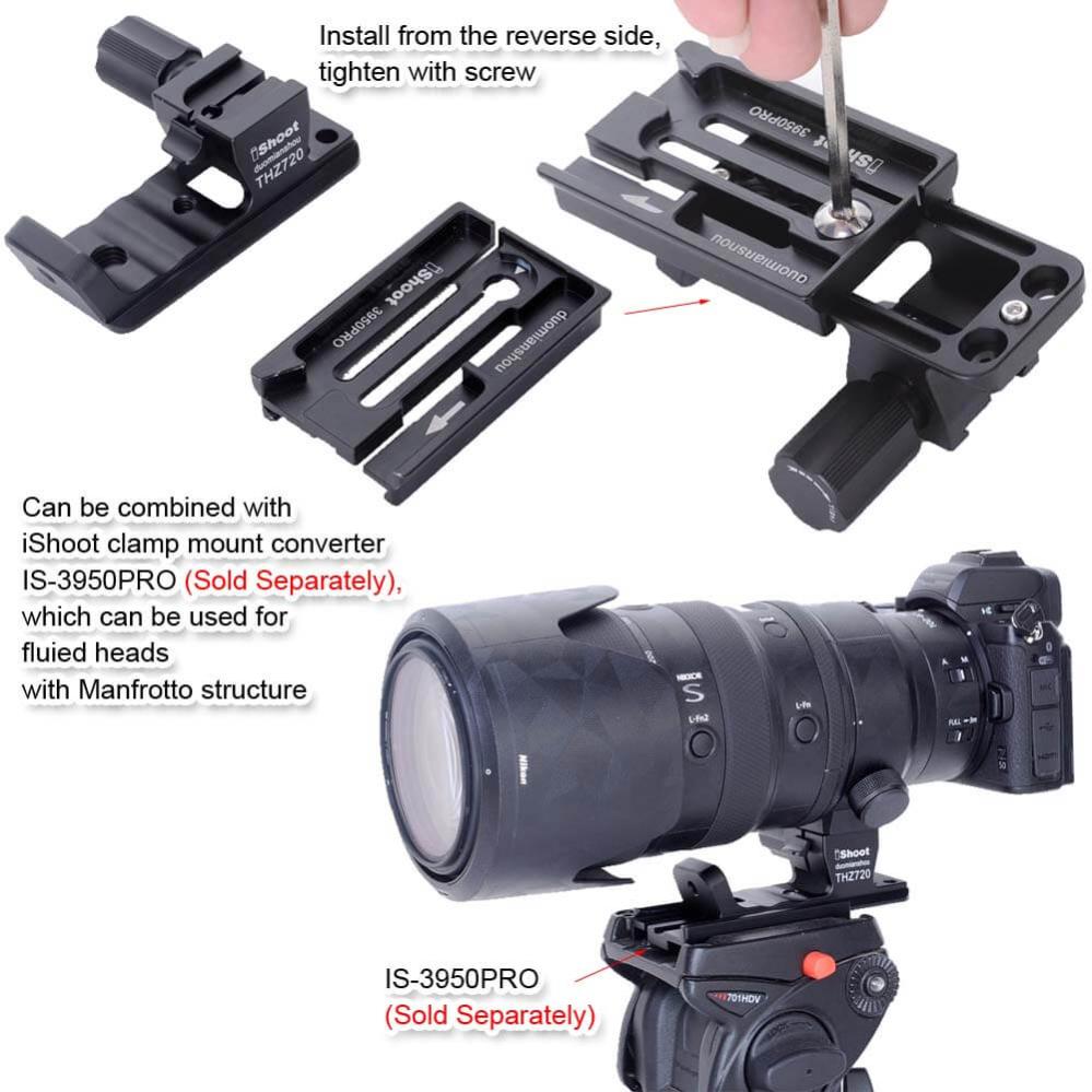  iShoot Stativfäste för Nikon Nikkor Z 70–200 mm f/2.8 VR S