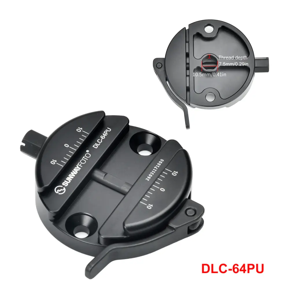  Sunwayfoto DLC-64PC Arca-pikakiinnike 64mm Kamda – nopea toimitus ja turvallinen verkkokauppa