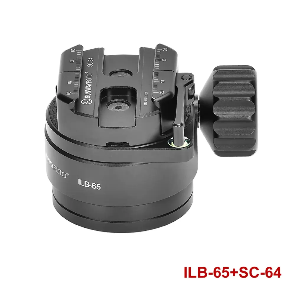  Sunwayfoto ILB-65+SC-64 65 mm tasausalusta Arca-Swiss-pikakiinnityksellä Kamda – nopea toimitus ja turvallinen verkkokauppa