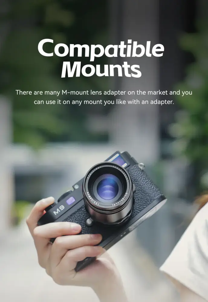  TTArtisan 100mm f/2,8 Soap Bubble Bokeh -objektiivi Leica M -kameroille