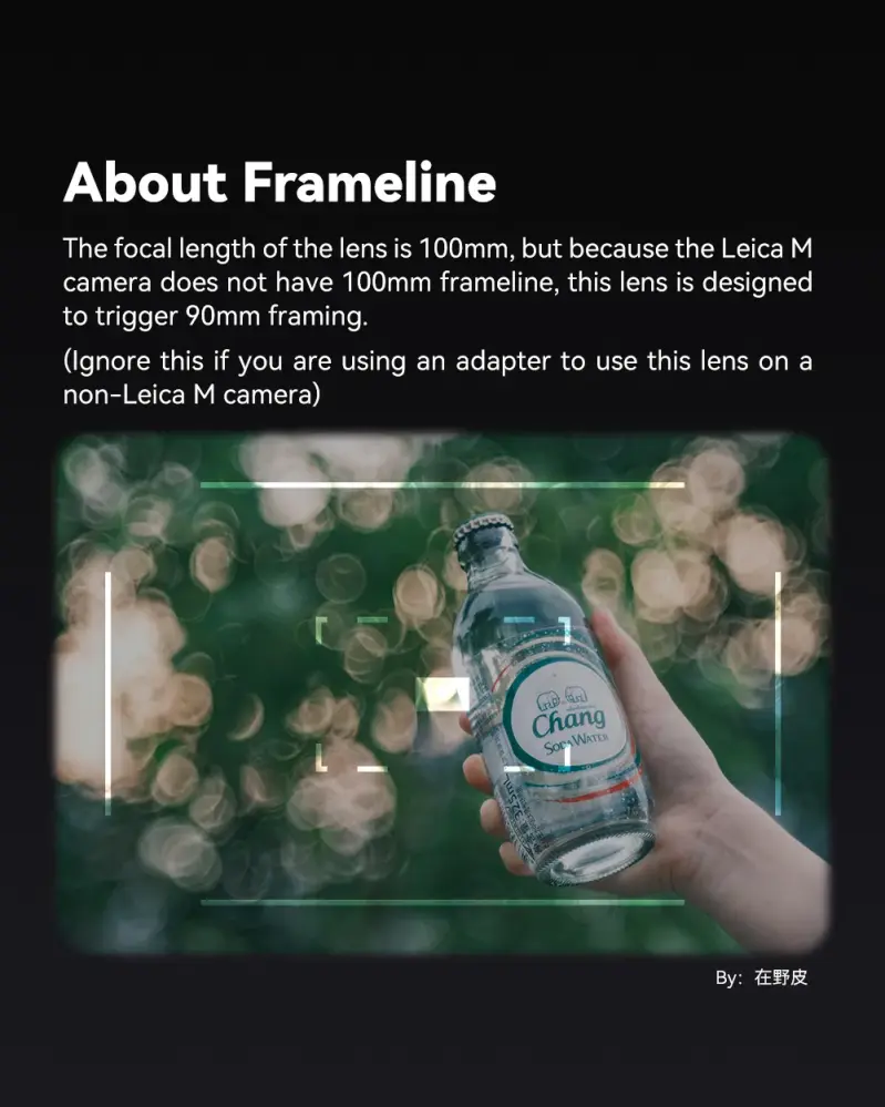  TTArtisan 100mm f/2,8 Soap Bubble Bokeh -objektiivi Leica M -kameroille