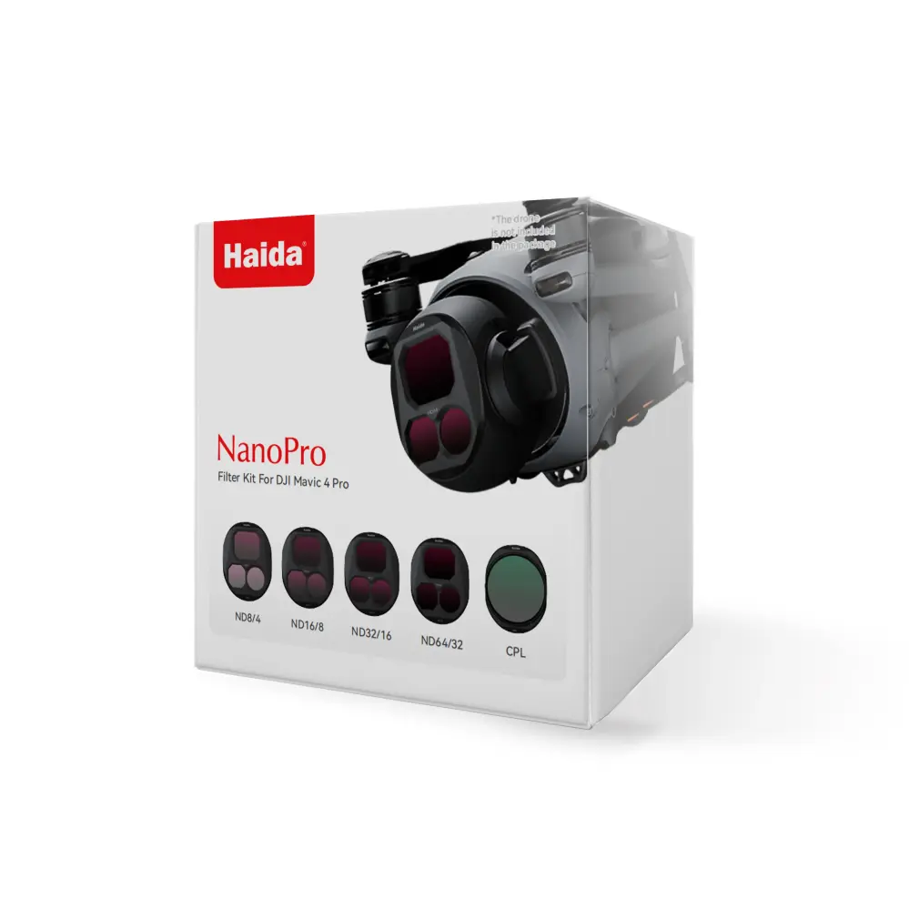  Haida NanoPro 5-delars filterkit för DJI Mavic 4 Pro – CPL + ND8–ND64