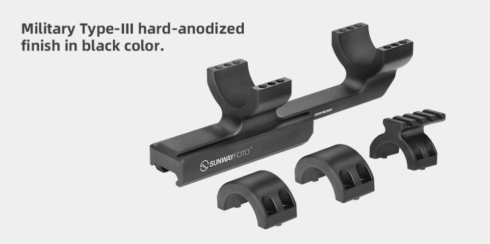  Sunwayfoto Kikarefäste 30mm för Picatiny & Arca