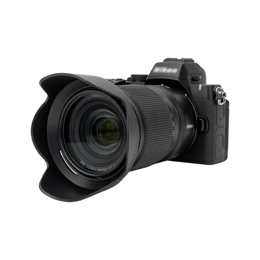  JJC LH-HB93B vastavalosuoja Nikon Z 24-105mm f/4-7.1 -objektiiville Kamda – nopea toimitus ja turvallinen verkkokauppa