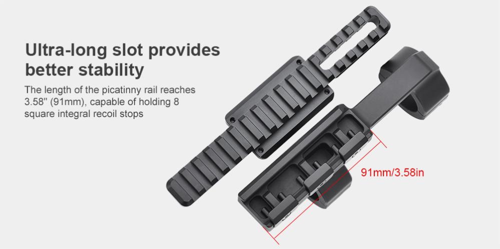  Sunwayfoto Kikarefäste 30mm för Picatiny & Arca