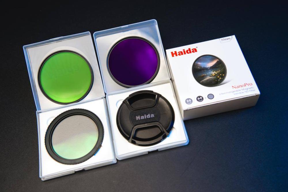  Haida Magneettinen säädettävä ND-suodatinpaketti 2x ND2–ND16 & ND32–ND400