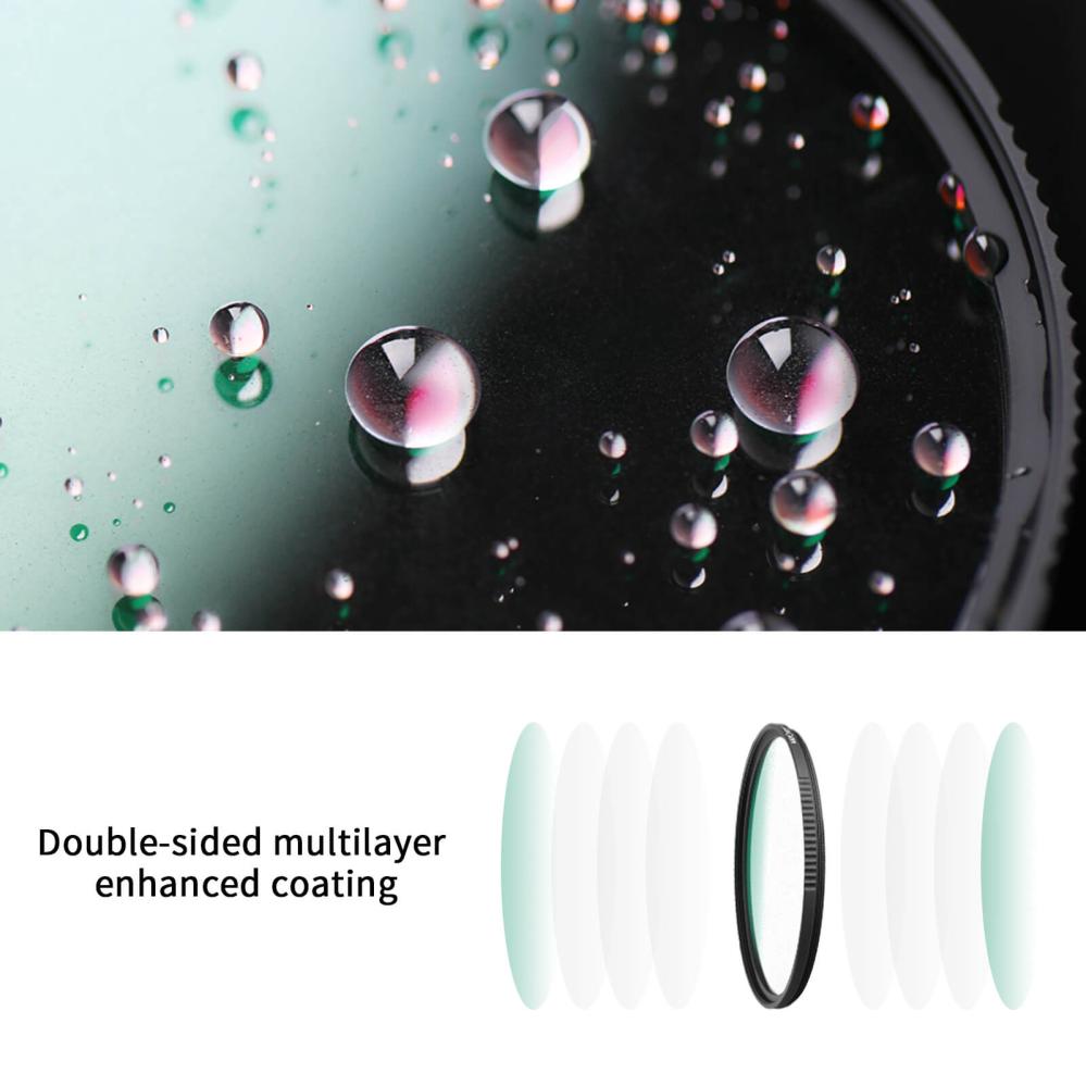  K&F Concept Black Mist 1/2 -suodatin Nano-X