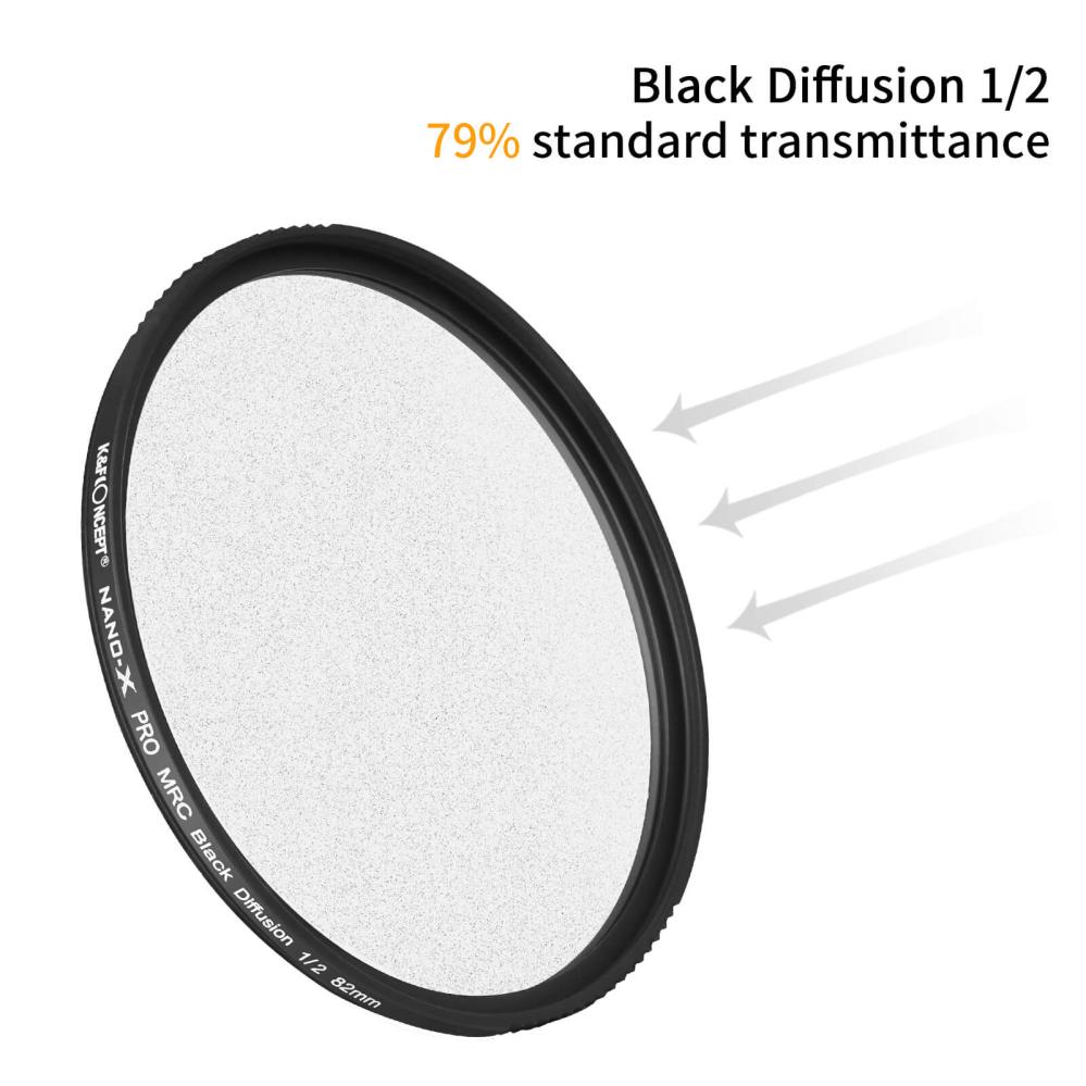  K&F Concept Black Mist 1/2 -suodatin Nano-X