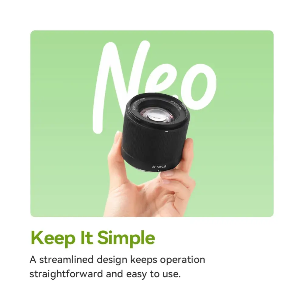  TTArtisan AF 50mm f/1.8 Neo -objektiivi Sony E:lle (täyskenno) Kamda – nopea toimitus ja turvallinen verkkokauppa