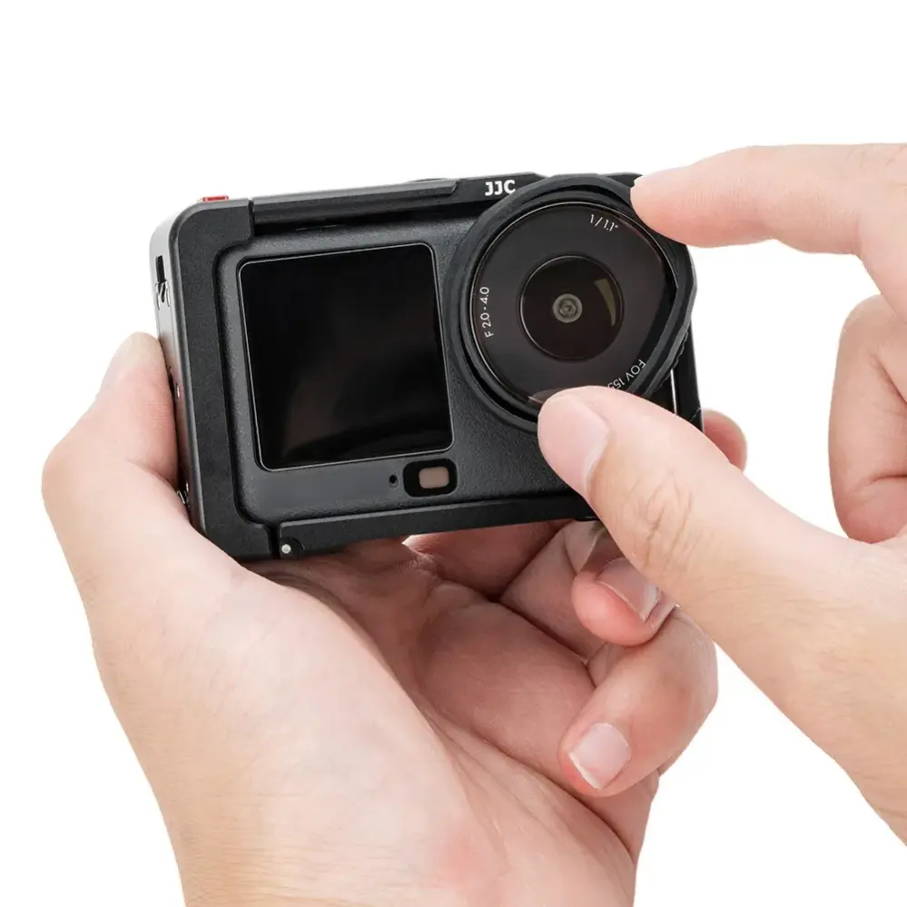  JJC silikoninen linssinsuojarengas ja objektiivisuoja DJI Osmo Action 6:lle Kamda – nopea toimitus ja turvallinen verkkokauppa