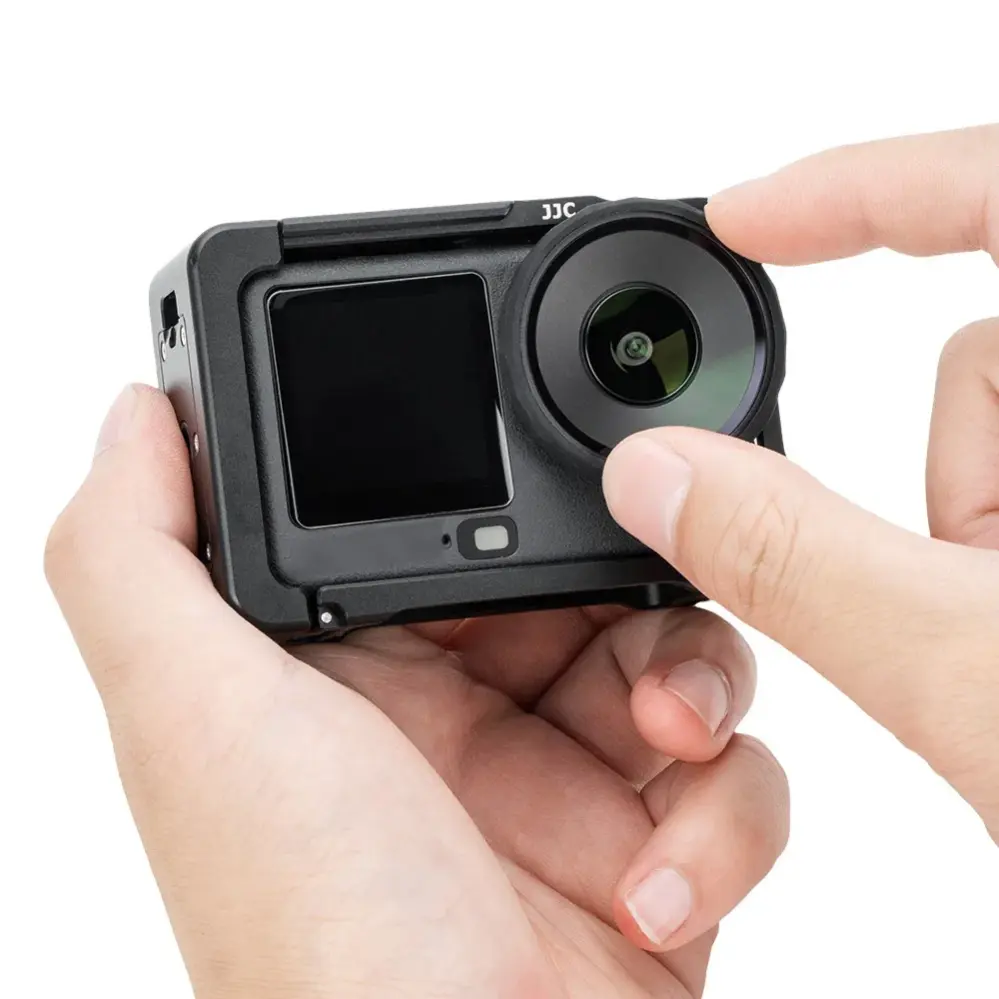  JJC silikoninen linssinsuojarengas ja objektiivisuoja DJI Osmo Action 6:lle Kamda – nopea toimitus ja turvallinen verkkokauppa