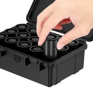  JJC JBC-15X135M2 F&ouml;rvaringsl&aring;da f&ouml;r 15 rullar 135-film inklusive filmburkar